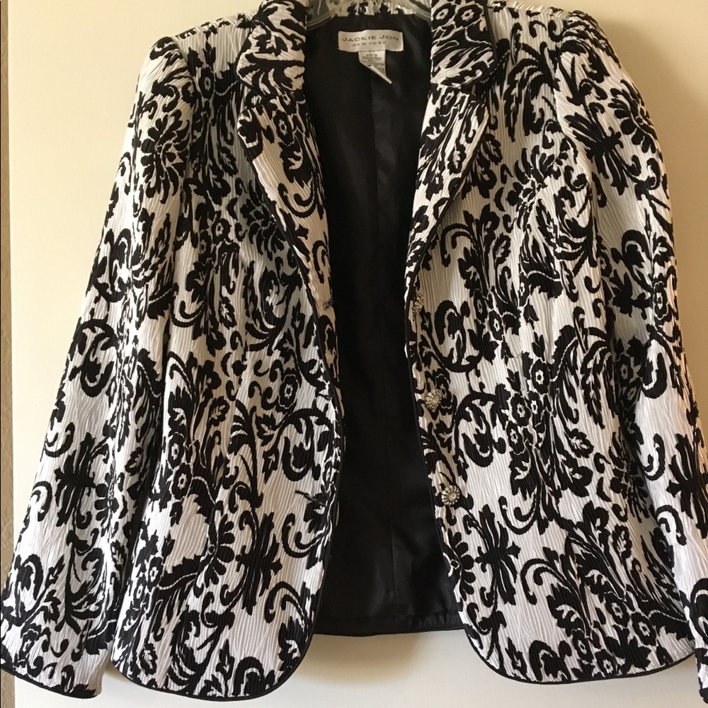 Black and white jacket